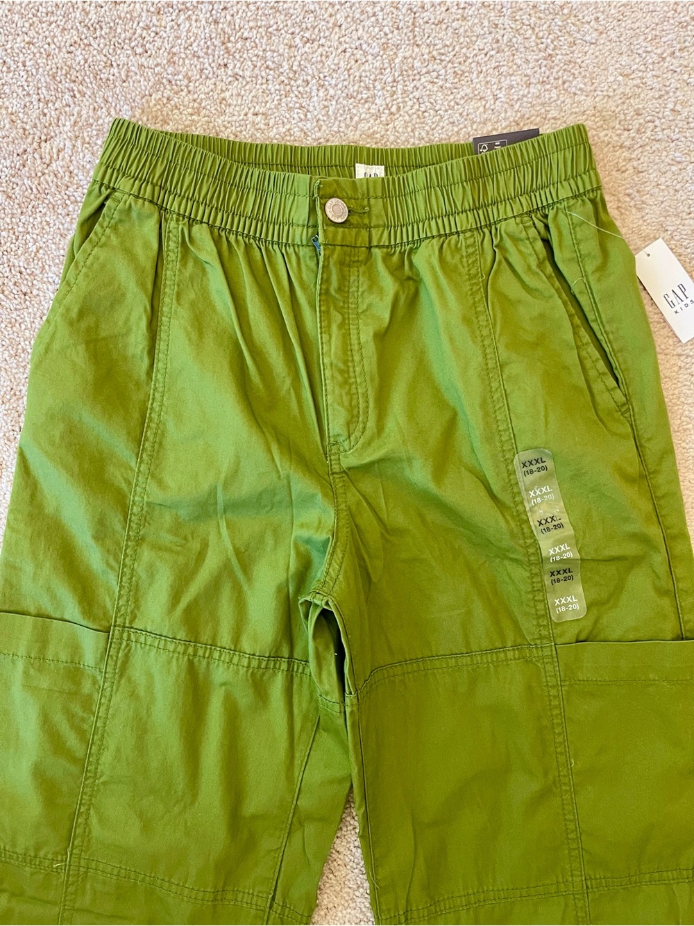 GAP Olive Green Cargo Pants Women’s S or Girls XXXL